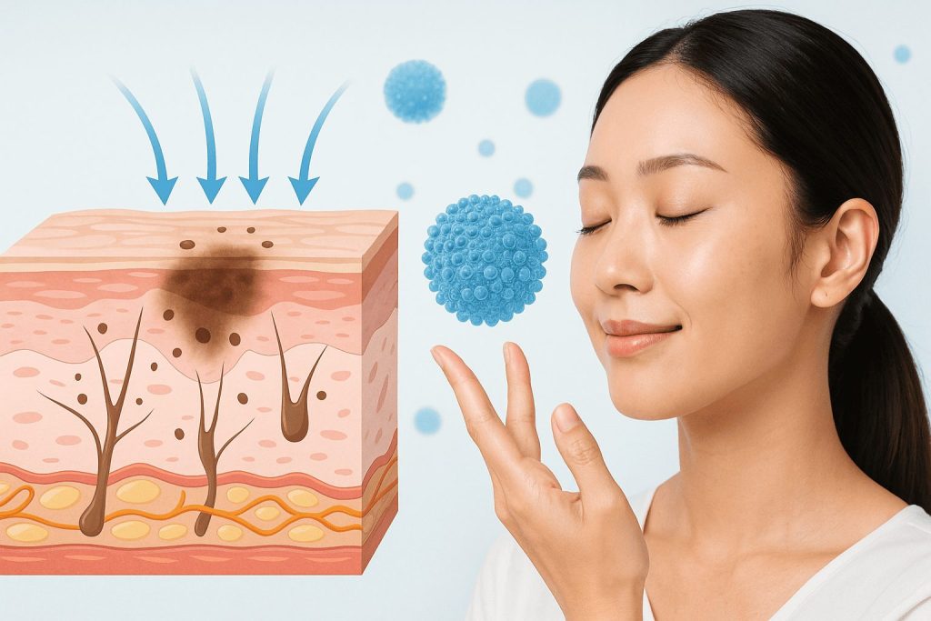 エクソソームがシミに効く仕組みとは？皮膚の内部で起こる美肌作用