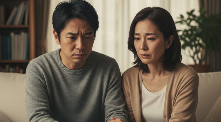 男性不妊で悩んでいる夫婦