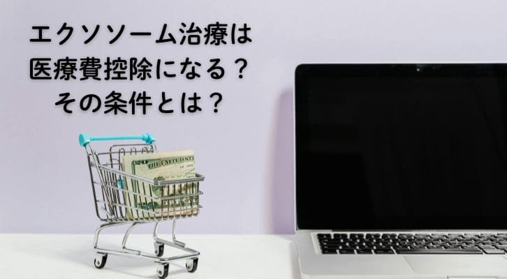 エクソソーム治療は医療費控除になる?その条件とは
