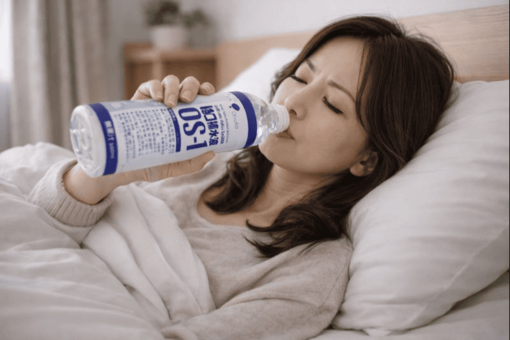 水分と電解質を適切に補給する