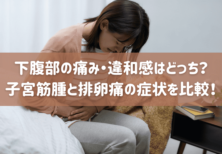 下腹部の痛み・違和感はどっち?<br>子宮筋腫と排卵痛の症状を比較!